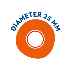 Diameter 25mm