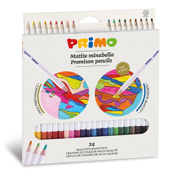 Minabella crayons de qualité superiéure 24 minabella