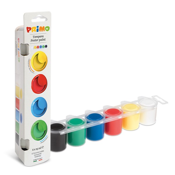 Tempera alta qualità 6 colori