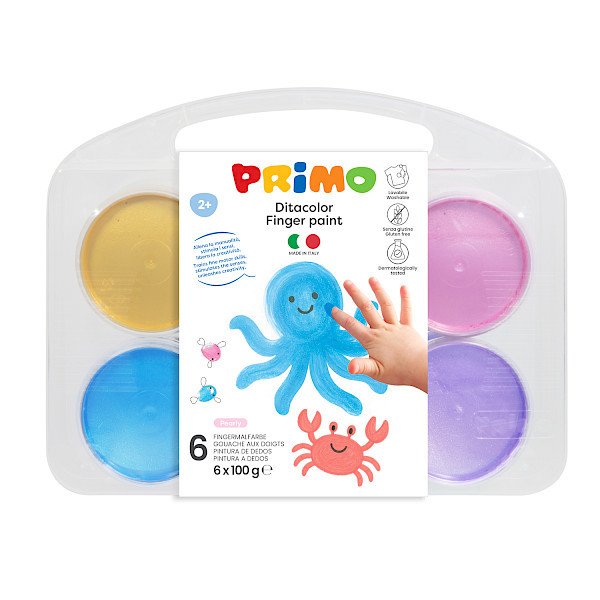 Finger paint special colours 6 colours