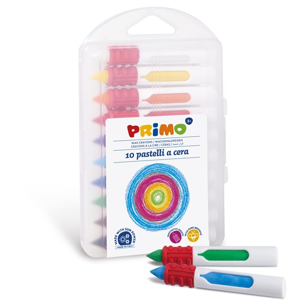 Pastelli a cera 10 colori