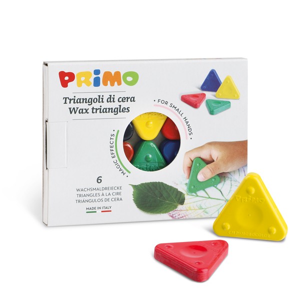 Triangoli di cera 6 colori