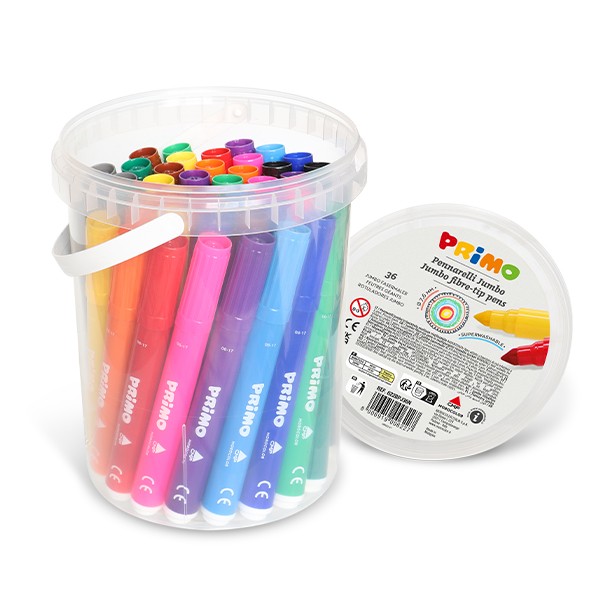 Jumbo fibre-tip pens 36 jumbo