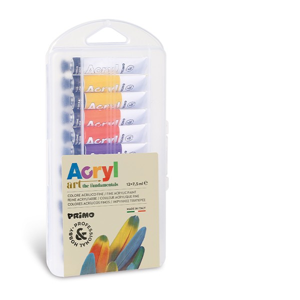 Fine Acrylic Paint 12 colours