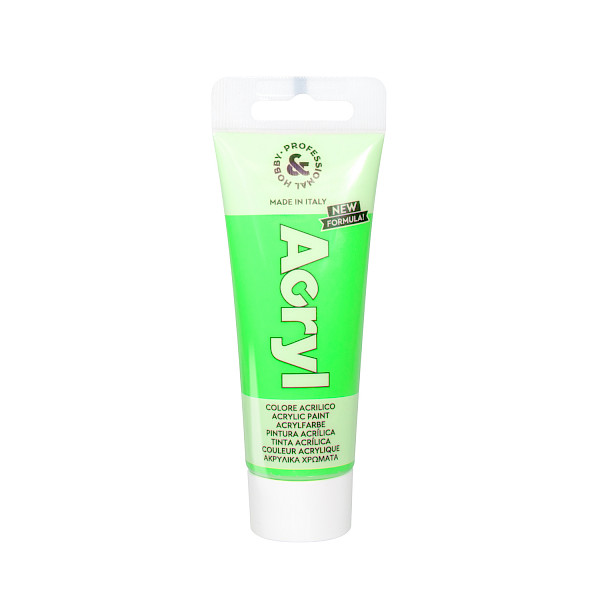 Peinture acrylique fluo Tube 75 ml