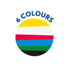 6 colours