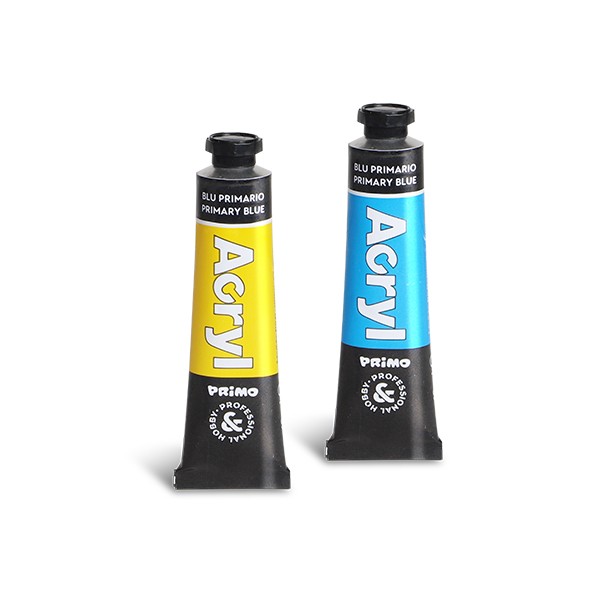 Peinture acrylique fine 5 même couleur