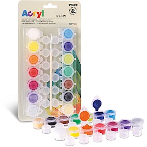 Colori Acrilici Fini Acryl Primo Morocolor, ad Acqua, in Tubetti da 75 ml,  Hobby & Professional