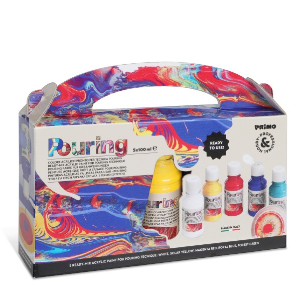 Peinture acrilique pour la technique du pouring 5 ready mix