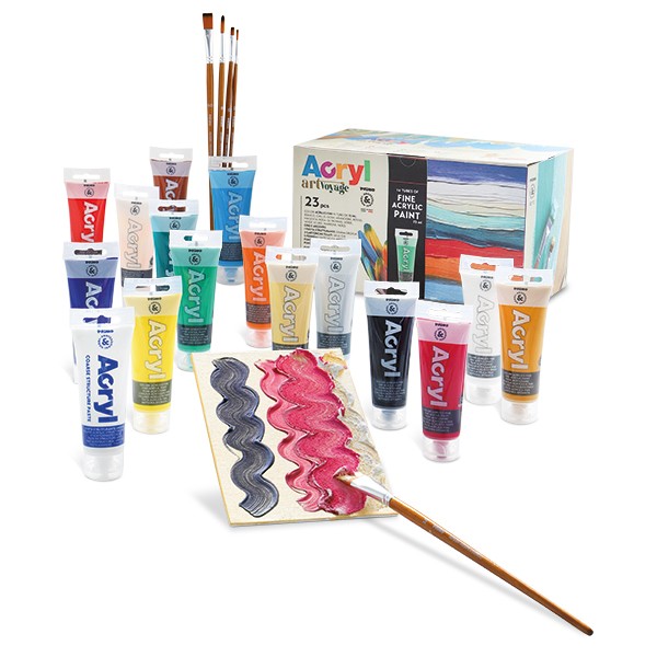 Fine Acrylic Paint 16 tubes