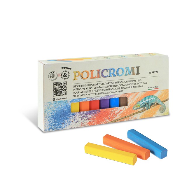 Soft pastel chalks 12 pastel chalks