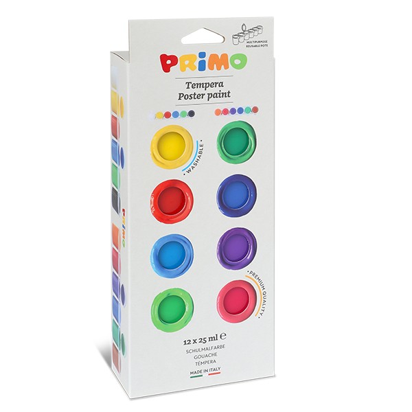 Premium ready-mix poster paint 12 colours