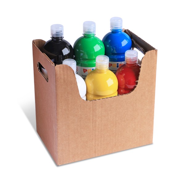 Beginner’s ready mix poster paint 6 colours carton