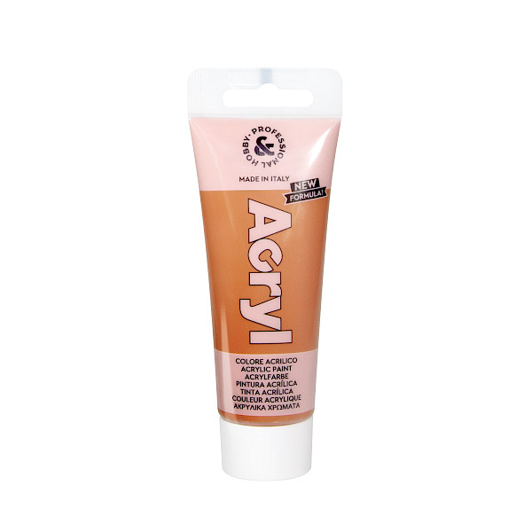 Peinture acrylique couleurs metallisées Tube 75 ml