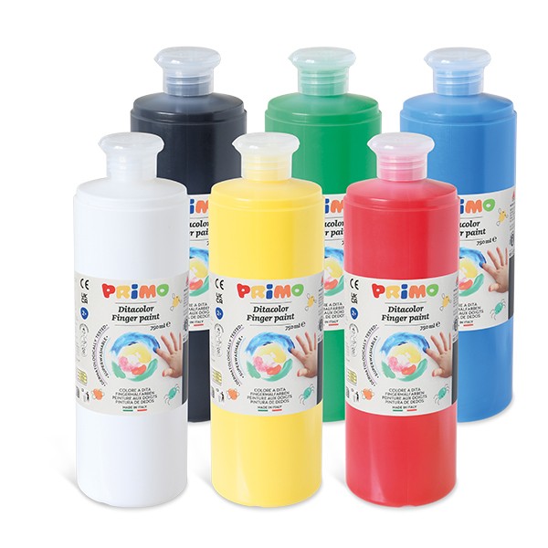 Finger paint 6 colours carton