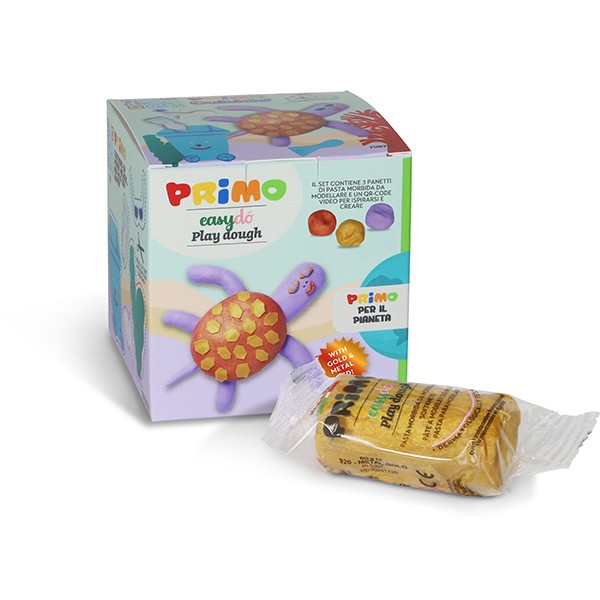 Pâte à modeler souple easydò Cubidò - tortue de mer