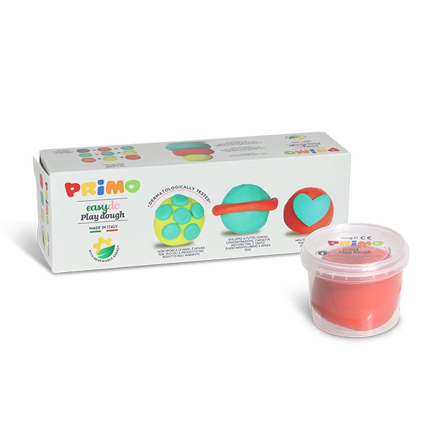 Pâte à modeler souple easydò 3 couleurs