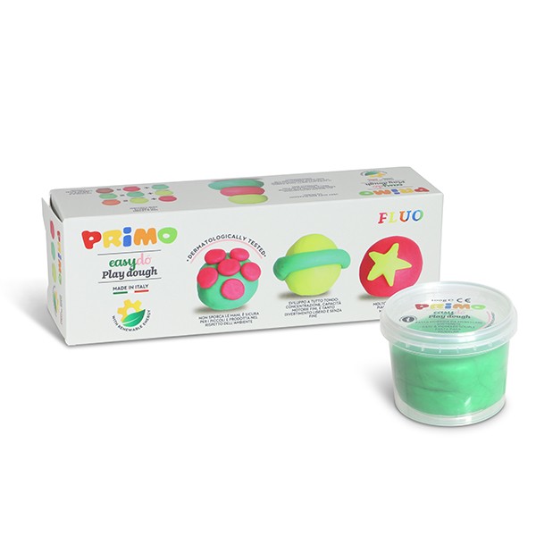 Pâte à modeler souple easydò 3 couleurs