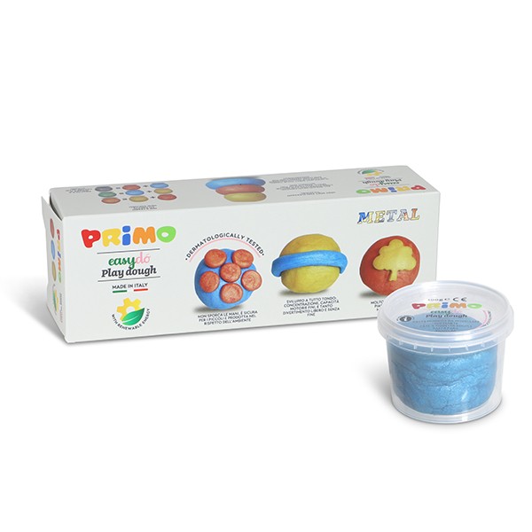 Pâte à modeler souple easydò 3 couleurs