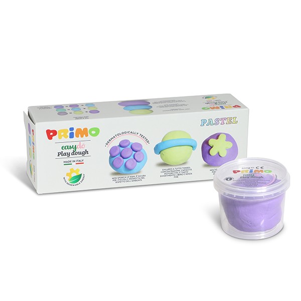 Pâte à modeler souple easydò 3 couleurs