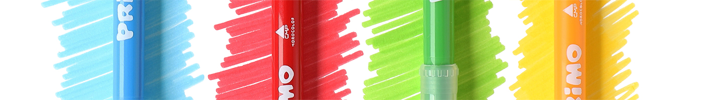Fluo, glitter and textile fibre-tip pens Morocolor